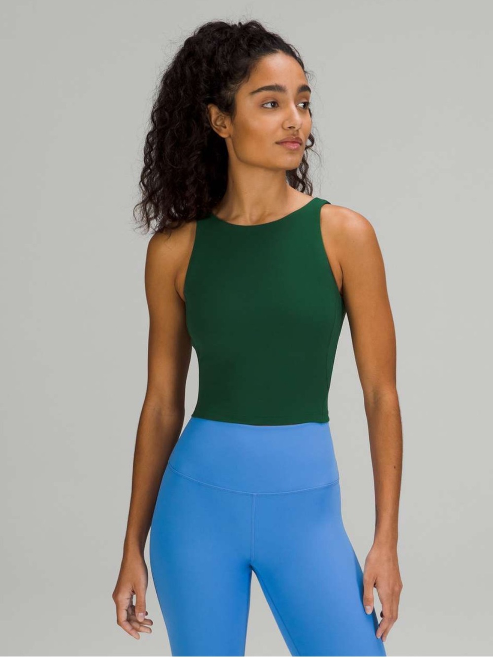 Lululemon Align High Neck Tank Everglade Green 12